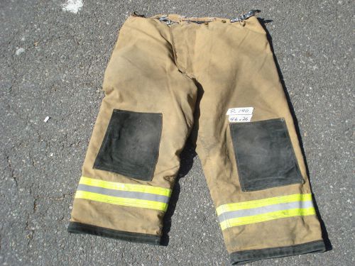 46x26 Pants Firefighter Turnout Bunker Fire Gear Janesville......P140