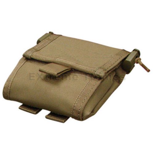 Condor ma36 molle folding roll up drop down ammo magazine utility pouch tan for sale