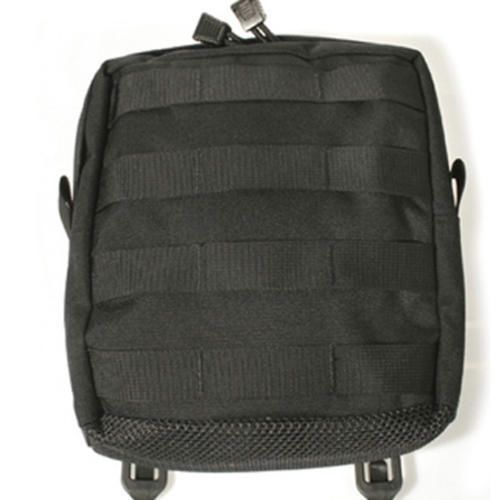 Blackhawk 38cl60bk strike utility pouch large with zipper with speed clips black for sale