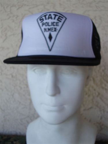 Vintage Old School NEW MEXICO STATE POLICE Mesh Back Trucker Baseball Cap Hat