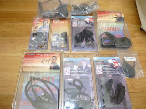 Earhugger lot mb201 s-4170 mic170 10 tl pcs headsets speakers $800 resell whole for sale