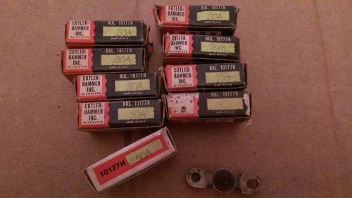 Cutler hammer heater element 10177h 50a lot of 9 new for sale