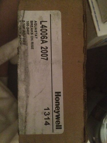 Honeywell l4006a2007 aquastat controller,high/low limit new for sale