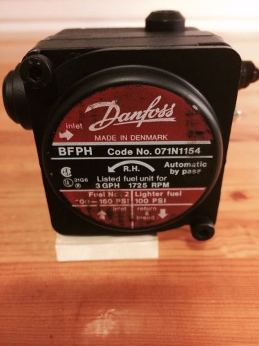 DANFOSS BFPH Oil Pump 1725 RPM RH Rotation Code# 071N1154