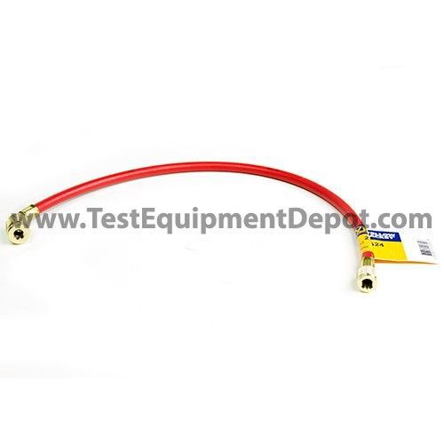 Yellow Jacket 22624 24&#034;, Red, Plus II 1/4&#034; Hose w/ Sealright Fitting
