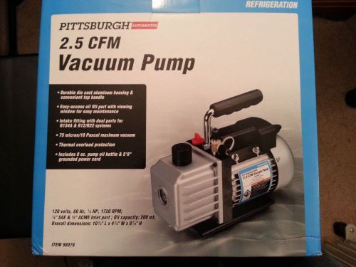 2.5 cfm ac refrigeration vacuum pump for sale