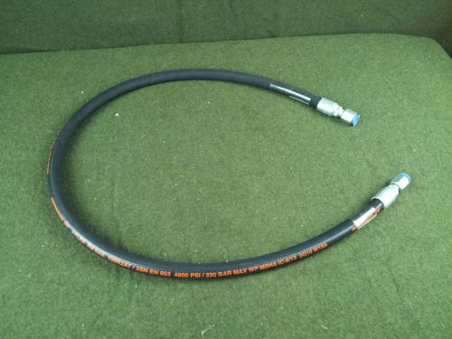 J-flex 3/8&#034; 4800 psi / 330 bar hydraulic hose with fittings 48&#034; length. for sale