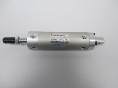 NEW SMC NCDGBN32-0200 145PSI 2IN STROKE 1-1/4IN BORE PNEUMATIC CYLINDER D270640