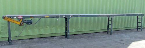 Hytrol conveyors 8&#034; x 310&#034; slider bed production belt conveyor for sale