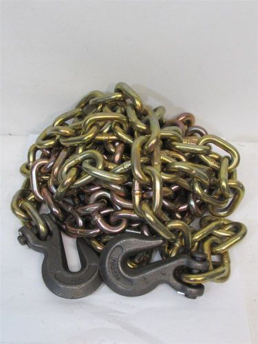 Peerless 8605182, 1/2&#034; x 20&#039;, grade 70 tie down / binder chain w/ hooks for sale