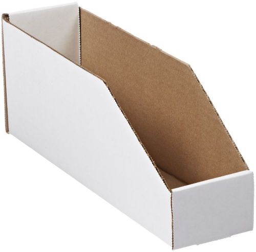 Cardboard Open Top Bin Boxes 3&#034; x 12&#034; x 4 1/2&#034; (Bundle of 50)