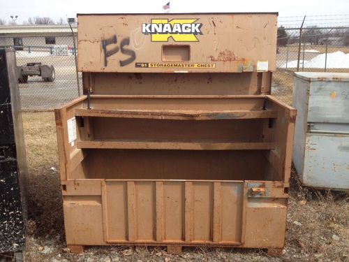 Knaack 91 72&#034; x 30&#034; x 49&#034; storagemaster chest with ramp job site gang box for sale
