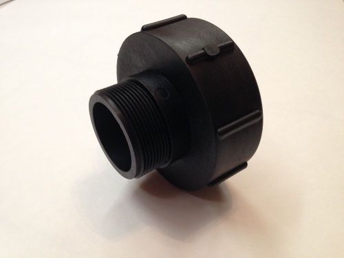 275 330 gallon ibc tote tank valve adapter. 4&#034; coarse thread x 2&#034; pipe (npt) for sale