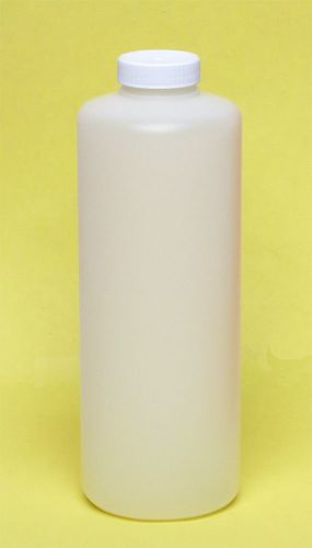 32 oz - HDPE Cylinder Bottles - HCY32N-38  -  25 pcs