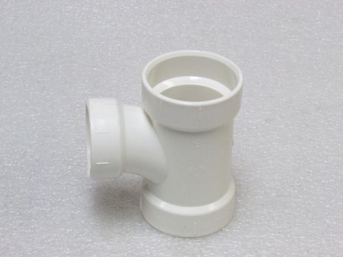 New charlotte pipe &amp; foundry pvc 2 x 2 x 1 1/2 sanitary tee # 401( case of 50 ) for sale