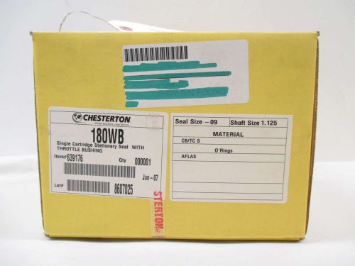 New chesterton 639176 180wb single cartridge seal size 9 1.125in d408586 for sale