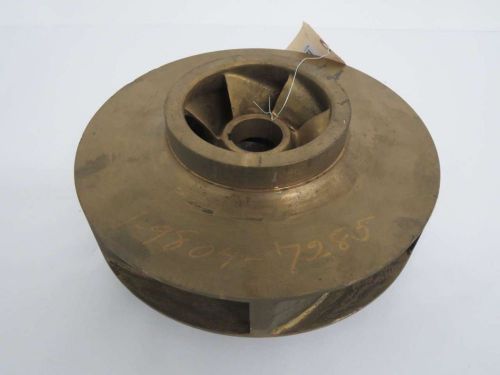 10-1/2 IN OD 6 VANE BRASS PUMP IMPELLER REPLACEMENT PART B439125