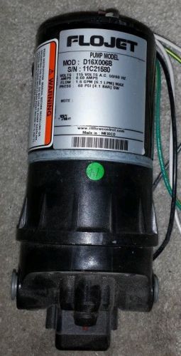Electric water pump .    FLOJET D16X006B 115 VOLT PUMP