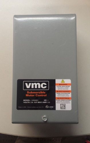VMC Electric Control Box Submersible Motor 1 HP Box 3A