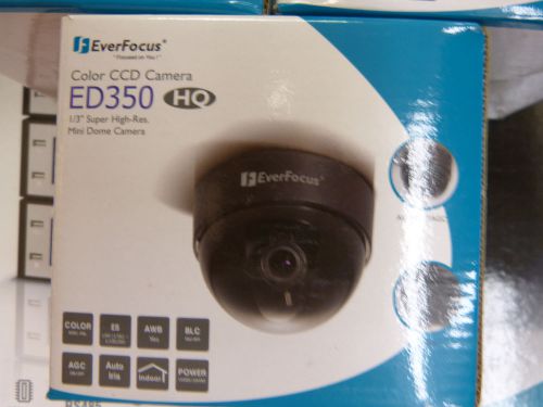 3 (THREE) Brand New Everfocus ED350 Dome Surveillance Security Cameras