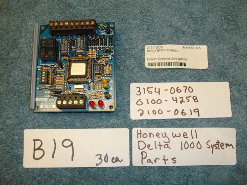 DORADO SYSTEMS 2100-0619 MODEL 670 TRANSLATOR PCB CIRCUIT BOARD B294549