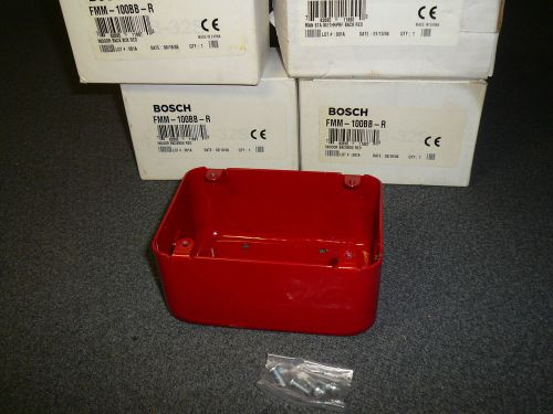 Lot of (4) Bosch Indoor Surface Back box Red FMM-100BB-R NIB