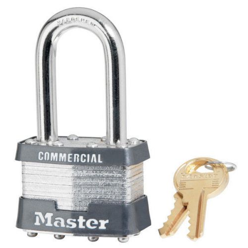 6 new in box commercial master padlocks pad locks keyed alike long shank 21kalf for sale