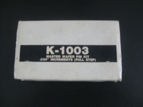 Medeco Master Wafer Pin Kit K-1003