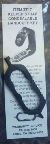 Key handuff conceals in belt keeper ZAK Tool ZT17 black