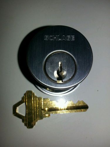 Locksmith Schlage type mortise Cylinders 26D finsih 1.1/4 all brass core
