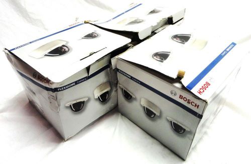 3x bosch vdc-455v03-205 flex dome xt | 2.6-6mm varifocal lens | 1/3&#034; ccd| 540tvl for sale