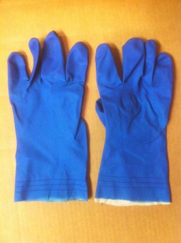 Lot Of 5 Pair Edmont Industrial FL 400&#039;s Size 10 Large 14&#034; #481 chemical Gloves