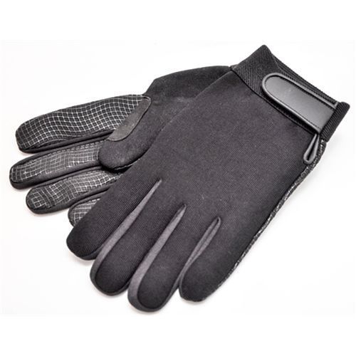 E-tech small black active automotive mechanics workshop gloves (pair) for sale