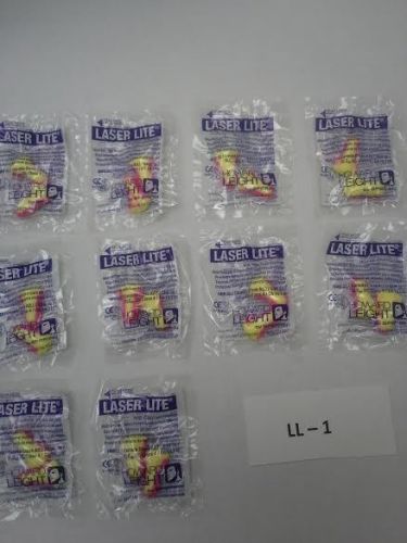 Ll-1 - 10 pairs - howard leight laser lite safety ear plugs uncorded earplugs for sale