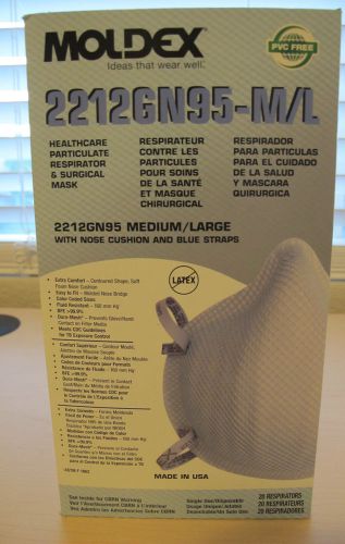 N95 Moldex Healthcare Particulate Respirator 2212GN95  240 Masks Med/Large