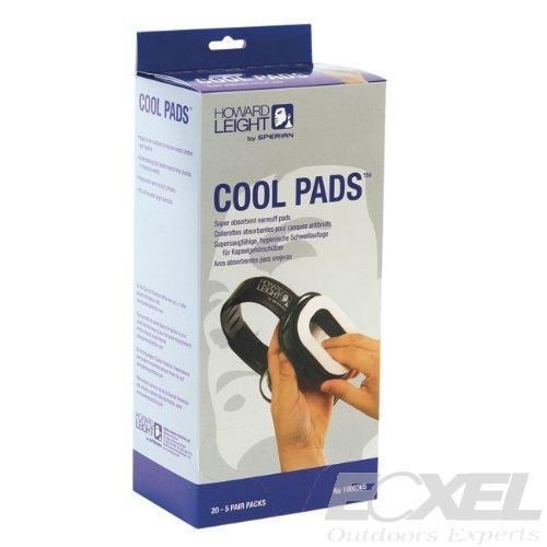 Howard Leight #1000365 Cool Pads Earmuff Covers, (20) Packs of 5 Pairs, Display