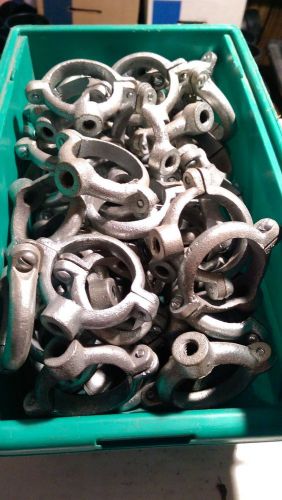 LOT OF 10 1 1/2 GALVANIZED SPLIT RINGS FREE SHIPPING