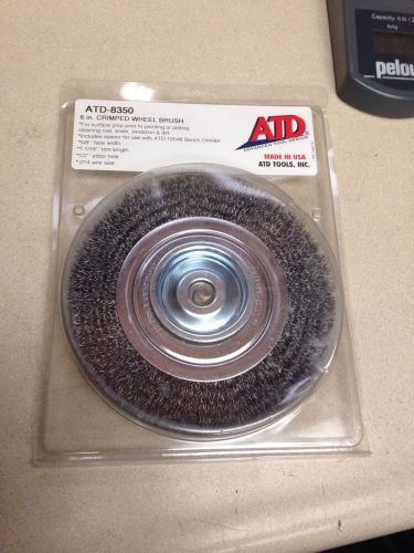 Atd 8350 6 inch crimped wheel brush for sale