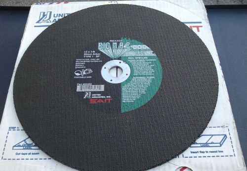 10 pack 12&#034; x 1/8&#034; portable concrete cut-off wheel 20mm arbor type 1 sait 23462 for sale