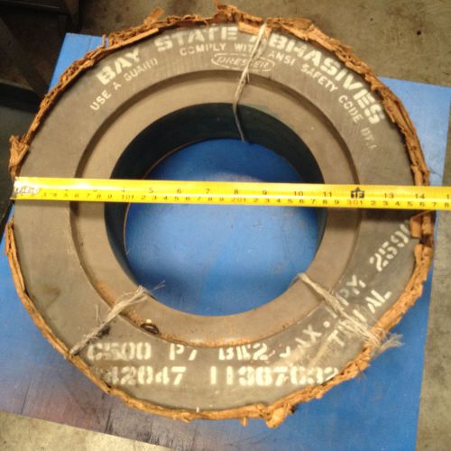 Bay State Abrasives 14&#034; x 4&#034; x 8&#034; Bore Grinding Wheel Max RPM 2590