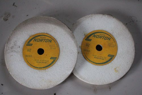Norton 5 1/2&#034; x 1/2&#034; x 1/2&#034; 38a60-i8vbe grinding wheel-new old stock for sale