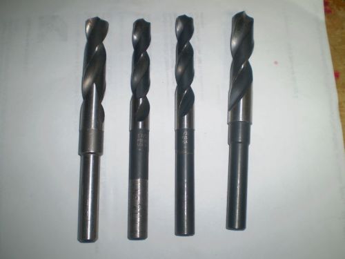 LOT OF [4 ]1/2&#034; REDUCED SHANK HS DRILLS