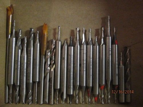 MACHINIST LATHE MILL NICE Lot of Micro Small End Mill Cutters for Hobby Sherline