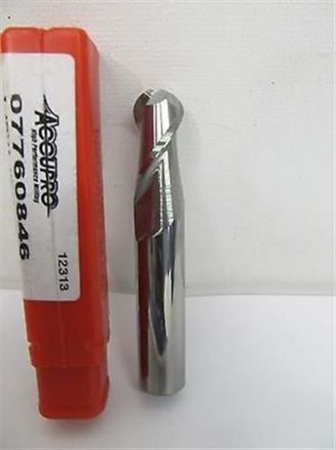 Accupro 07760846, 1/2&#034; x 1/2&#034; x 1&#034; x 3&#034;, 2 Flute, Solid Carbide, Ball End Mill