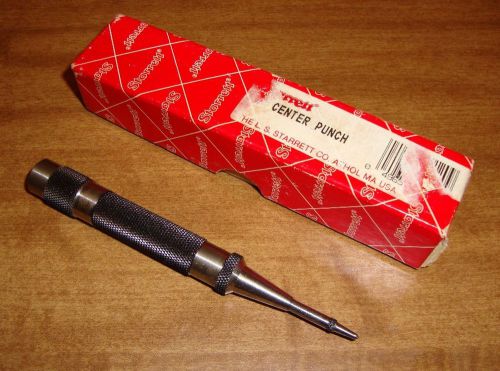 STARRETT 18A AUTOMATIC CENTER PUNCH WITH BOX