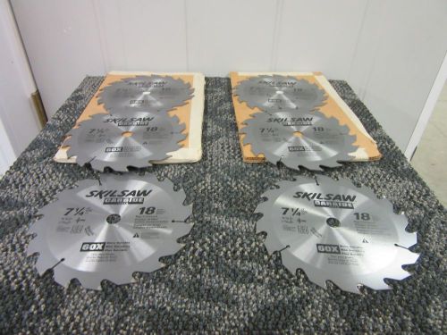 8 skilsaw circular carbide saw blades 7 1/4&#034; inch 7900 rpm 18 tooth 75718 new for sale
