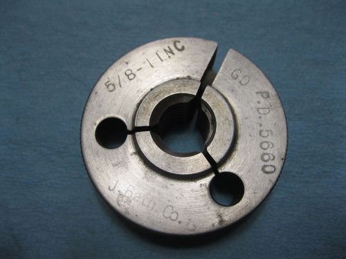 5/8 11 NC THREAD RING GAGE GO ONLY GAUGE MACHINIST .625 P.D. 5660 SHOP TOOL