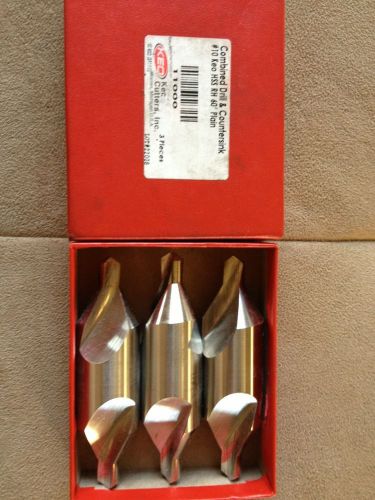 New keo cutters 11000 #10 hss rh 60 degree plain combined drill / countersinks for sale