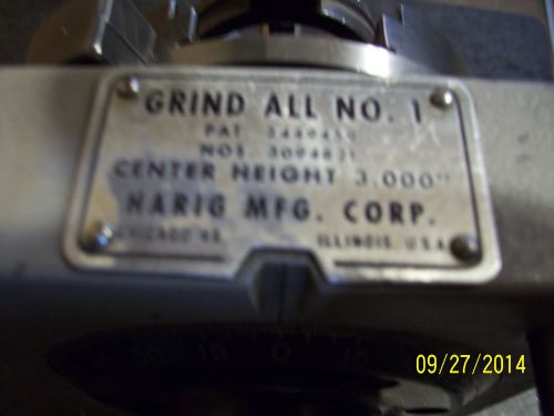 HARIG GRINDALL # 1 Unit #13199 &amp; Carrying Case