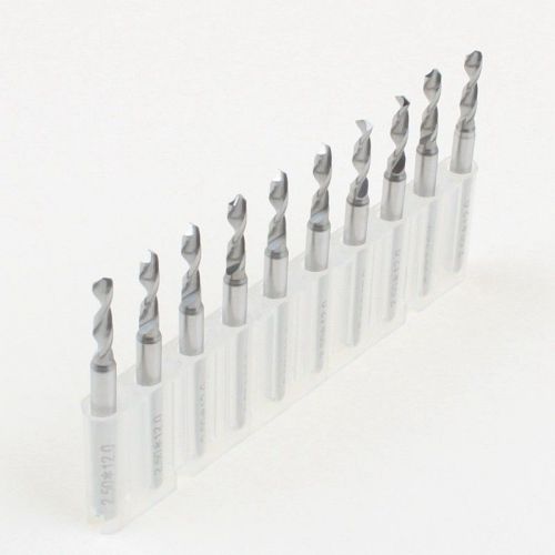 10pcs 3.175*2.5*12mm pcb mini drill milling tools engraving drill bits cutter for sale